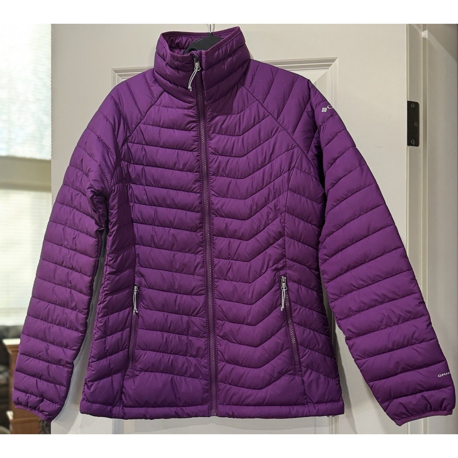 Columbia Powder Lite Jacket Plum Omni-Heat Women’s Size Medium